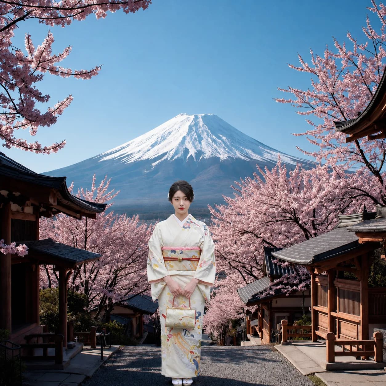 富士山重绘成片
